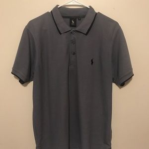 Semi formal gray polo